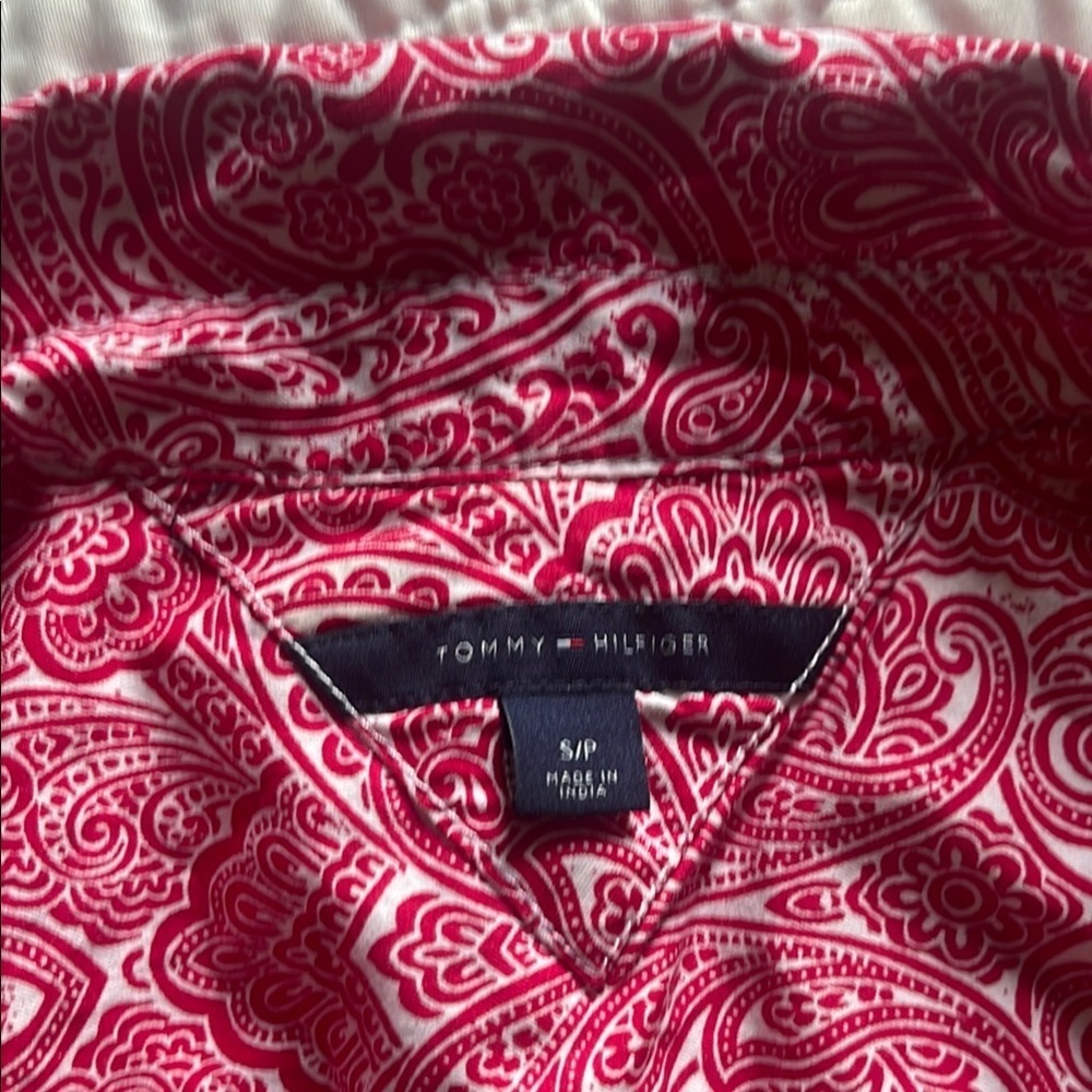 Tommy Hilfiger Pink Smocked Polo Collar Dress 3/4 sleeve - Picture 7 of 12